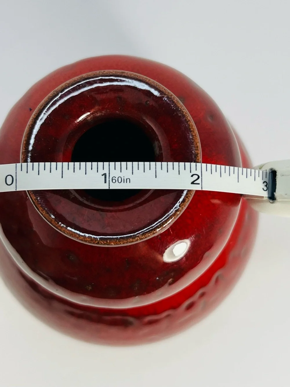 Red Ceramic Double-Gourd Vase - Home Accents‎